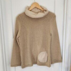 Cop Copine vintage sweater with appliqued pocket